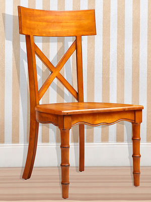 Classic Unique Antique Wooden Throne Chair Insect Prevention Eco Friendly