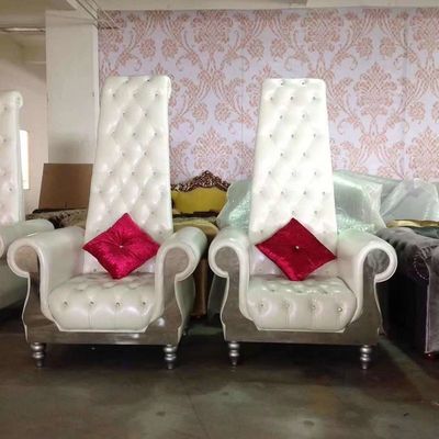 80*75*182cm Koning Royal Throne Chair Hoog Achtersofa wedding beauty salon furniture