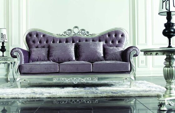 Purpere 3 Seater Sectionele Bank