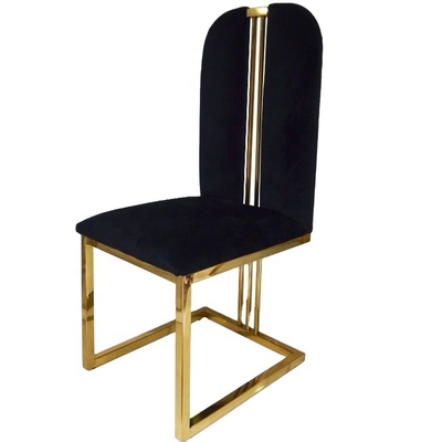 Gouden Beenfluweel het Dineren Stoelen