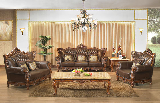 De aangepaste van de de Luxewoonkamer van 2021 van het Meubilairsectionals Antieke Stof Sofa Sets
