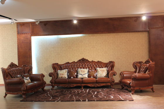 De aangepaste van de de Luxewoonkamer van 2021 van het Meubilairsectionals Antieke Stof Sofa Sets