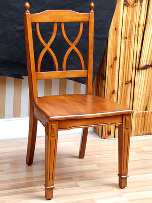 Classic Unique Antique Wooden Throne Chair Insect Prevention Eco Friendly