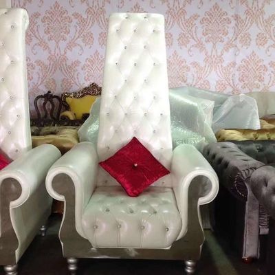 80*75*182cm Koning Royal Throne Chair Hoog Achtersofa wedding beauty salon furniture