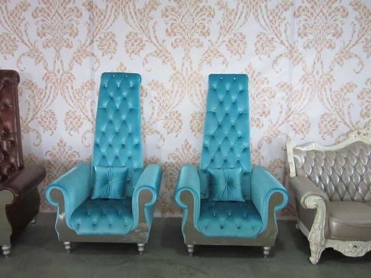 80*75*182cm Koning Royal Throne Chair Hoog Achtersofa wedding beauty salon furniture