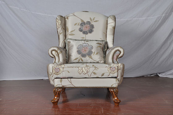 Elegante Blauwe Klassieke Leunstoel