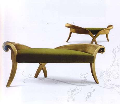 De zwarte Luxe Chaise Lounge van de Fluweelstof