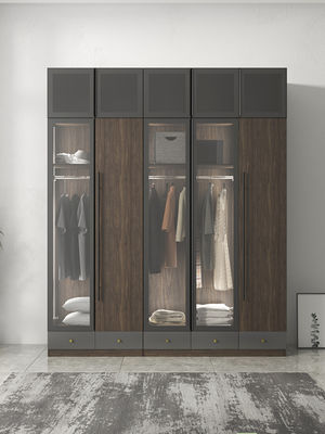 de vijfsterren het Comité van de Hotel Landelijke Moderne Eenvoudige Garderobe Houten Kast van de Ladeschuifdeur