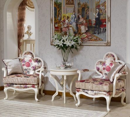 ODM Chenille de Leunstoel van het de Vrije tijdsfluweel van Linnenchampagne modern living room chair