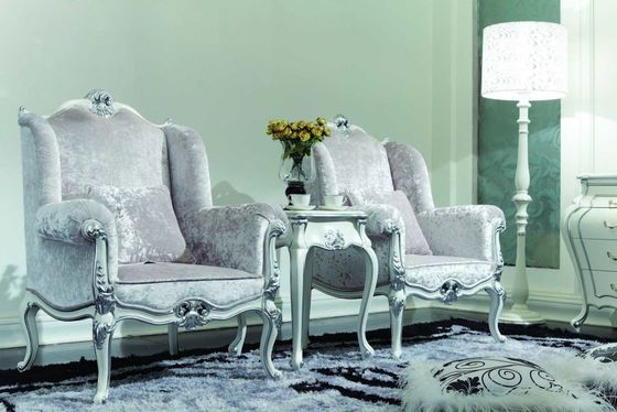 3 Seat-Fluweel Chesterfield Sofa Set