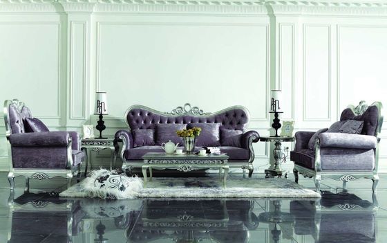 Purpere 3 Seater Sectionele Bank