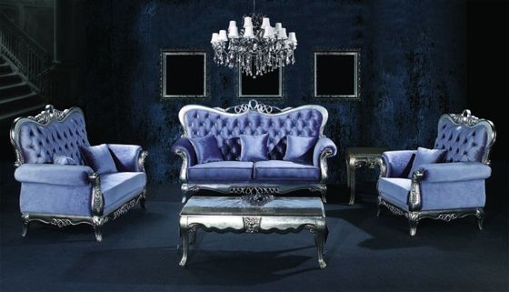 Noordse Blue Velvet-Meubilairreeks