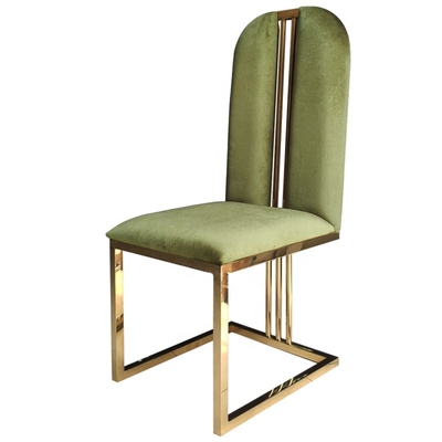 Gouden Beenfluweel het Dineren Stoelen